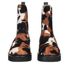 Tosca Blu Louise S389 Stivaletti in Pelle Animalier Donna Nero