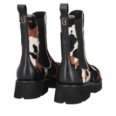 Tosca Blu Louise S389 Stivaletti in Pelle Animalier Donna Nero