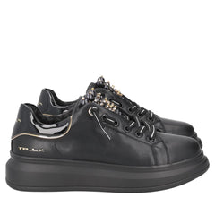Tosca Blu Chic S007 Sneakers Slip-on con Perle Donna Nero