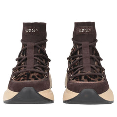 Tosca Blu Chill Out S082 Sneakers con Stampa Animalier Donna Testa Di Moro