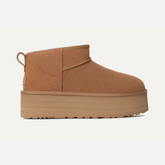 UGG 1135092 Classic Ultra Mini Platform Stivaletti Donna Chestnut