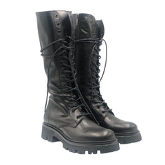 VSL Anfibio Alto in Pelle Nero