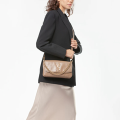 V°73 Louise 73BS9D303 Borsa a Spalla Donna Taupe