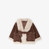 V°73 Penny 73C19EX01 Pelliccia Donna Marrone/Beige