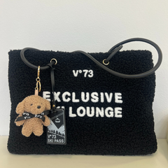 V°73 Ski Lounge 73BS9A501 Borsa Shopping Donna Nero/Bianco
