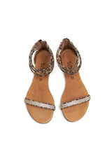 Via Brera 53807 Sandalo Leopard Strass Oro