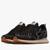 W6YZ JET-M Sneakers Black-Tan-Taupe