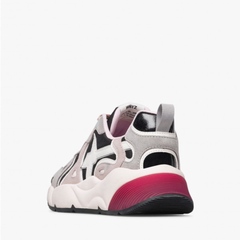 W6YZ SARAH-W Sneakers Donna Grigio-Nero-Rosa
