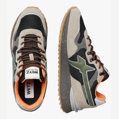 W6YZ YAK-M Sneakers Uomo Taupe-Anthracite-Black