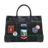 Rue Madam Chamonix Tote Donna Tartan Green
