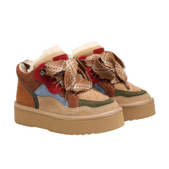 Miss Olivia Sneakers Moon-16 Donna Beige/Olive