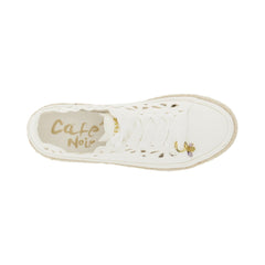 CafèNoir Sneakers in Tessuto Donna Bianco