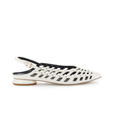 CafèNoir Ballerine in Nappa Traforata Donna Bianco