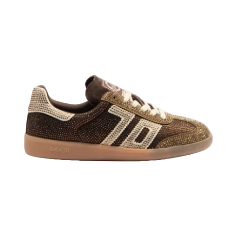 Back70 Sneakers Donna Strass Brown/Gold