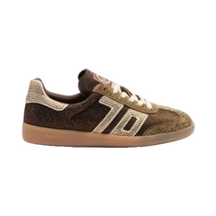 Back70 Sneakers Donna Strass Brown/Gold