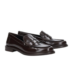 Lady Shoes Mocassini College Donna Marrone