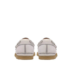 Clarks Godney Boat Mocassini Donna White