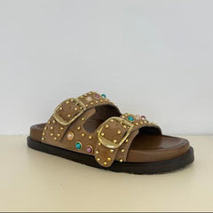 Mosaic Sandali Donna Taupe