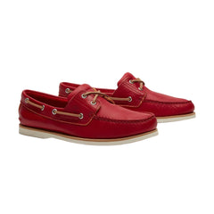 Timberland Scarpe Da Barca Uomo Rosso
