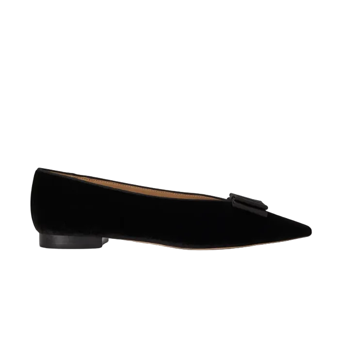 Ralph Lauren Ballerine Audri Bow Donna Nero
