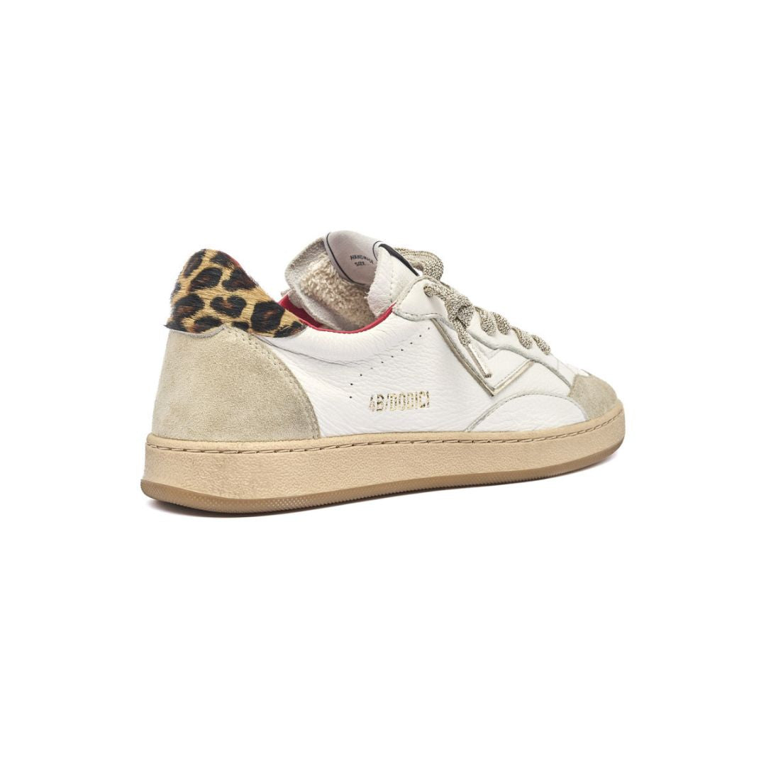 4B12 Sneakers Play.New D174 Bianco/Leo