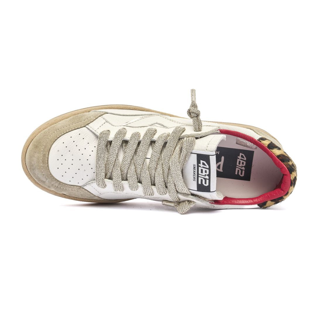 4B12 Sneakers Play.New D174 Bianco/Leo