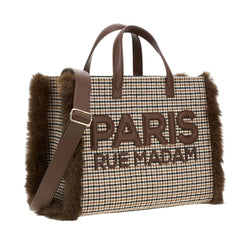 Rue Madam Megeve Donna Pied De Poule