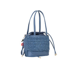 V73 Borsa Secchiello Donna Rafia Denim