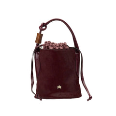 Cuoieria Fiorentina Small Bucket Donna Amarena