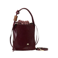 Cuoieria Fiorentina Small Bucket Donna Amarena