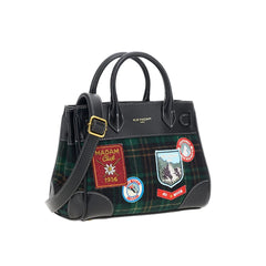 Rue Madam Chamonix Mini Donna Tartan Green