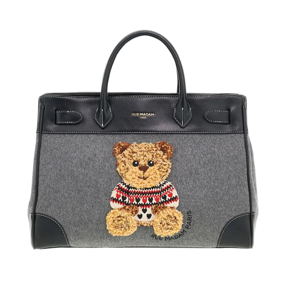 Rue Madam Marvin Tote Donna Grigio