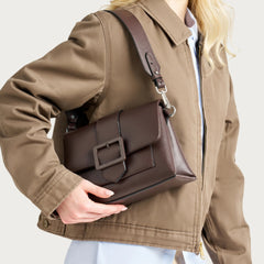 Frau Borsa A Spalla Donna Marrone