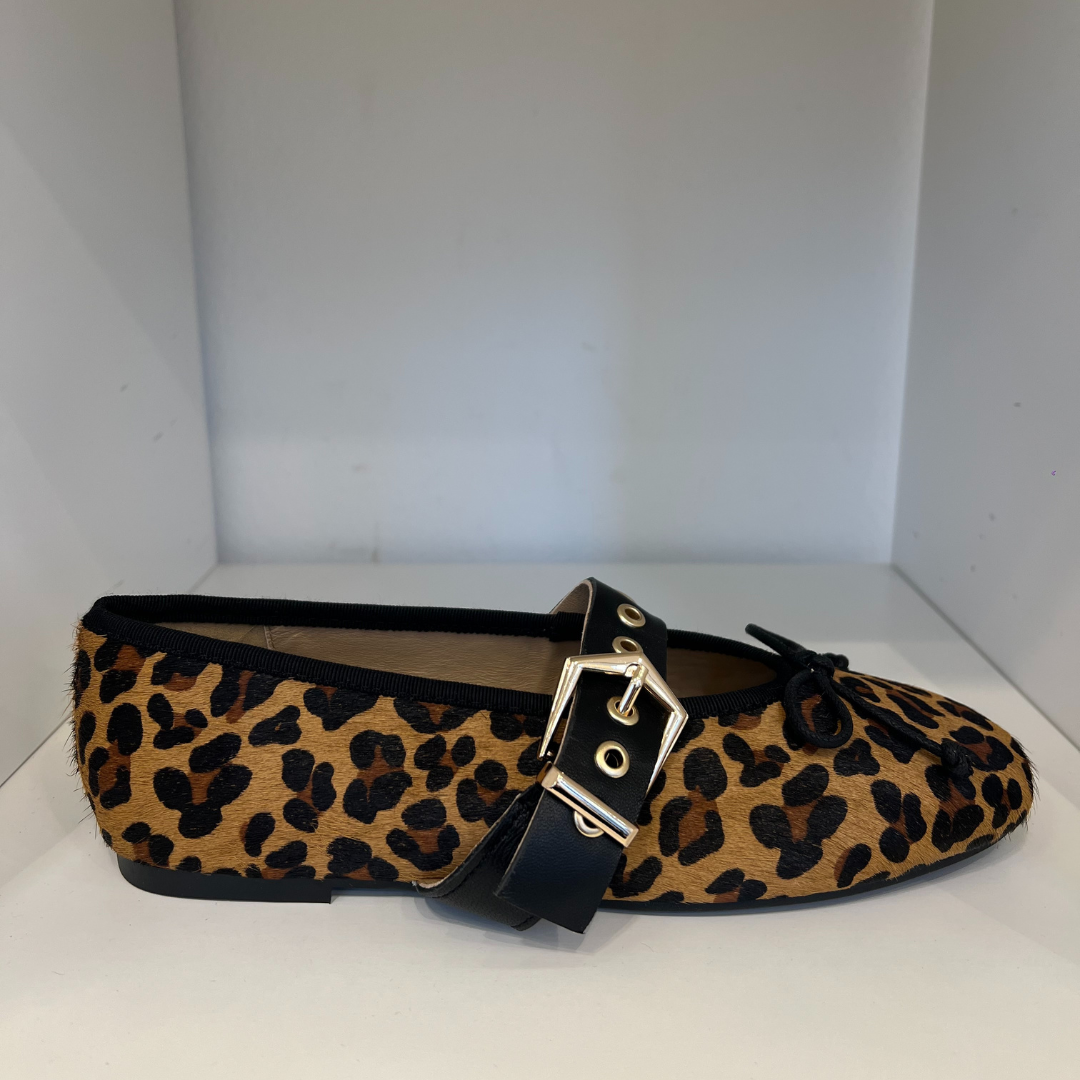 Alma en Pena I250165 Ballerine Donna Leopard Camel
