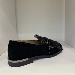 Alma en Pena I250205 Mocassini in Camoscio Donna Black
