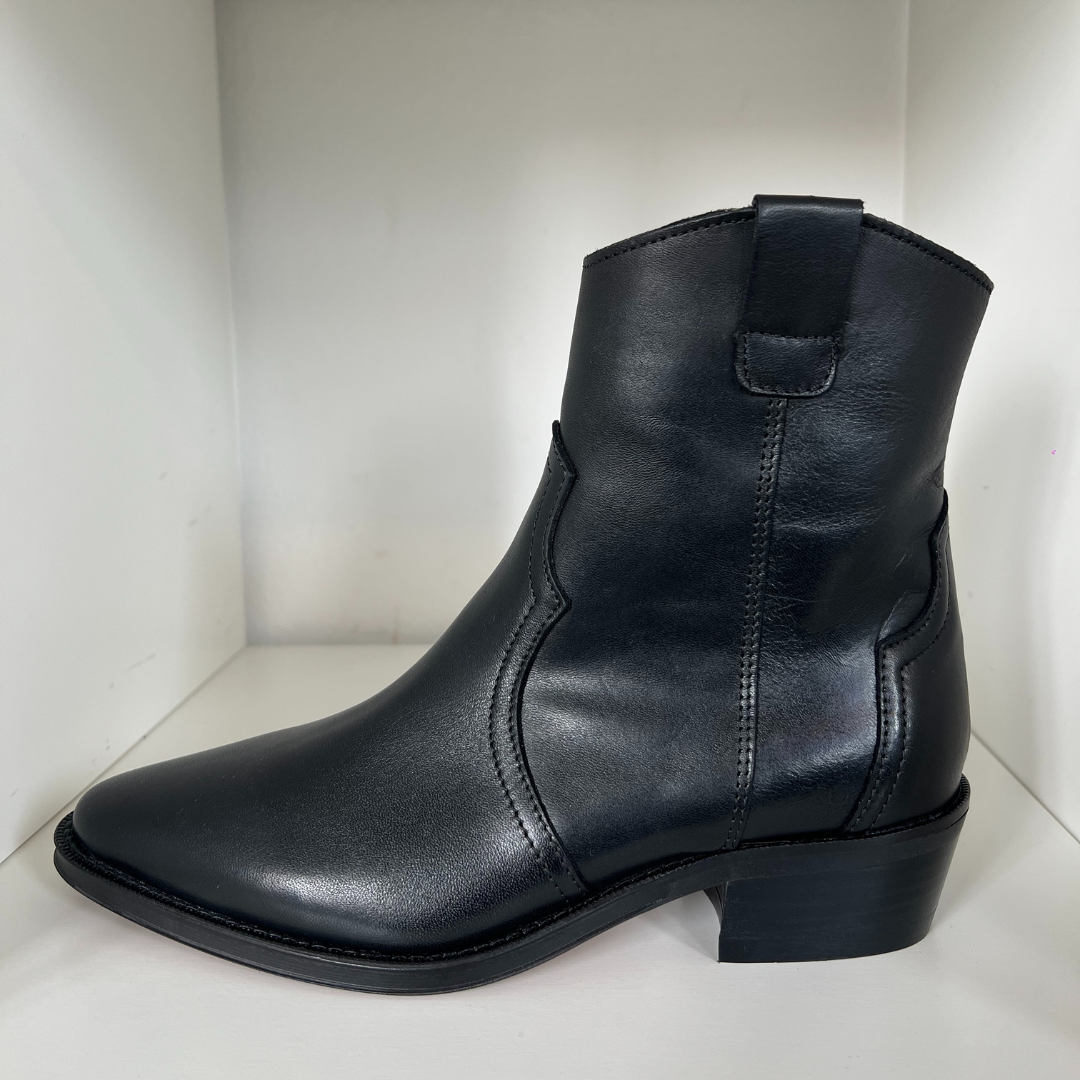 Alpe 2548 Stivaletti Texani Donna Nero