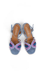 Anima BR251 Sandalo Camoscio Jeans