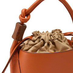 Cuoieria Fiorentina Agata Small Bucket Arancio