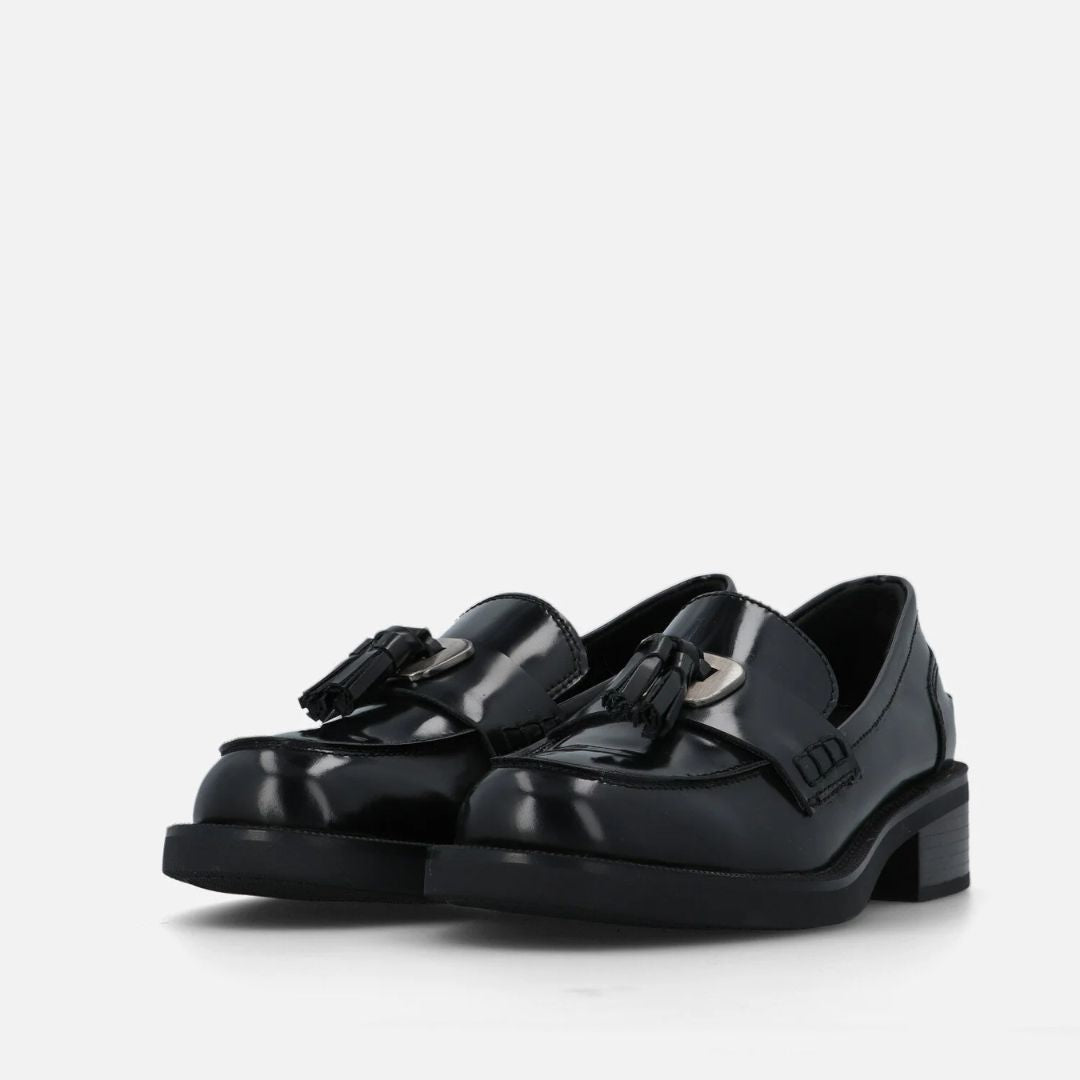 Bruno Premi Mocassino in Pelle Nero