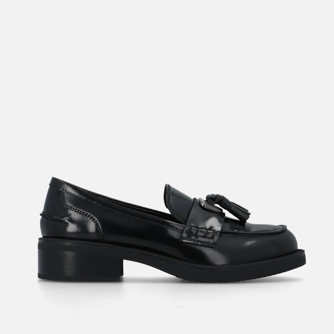 Bruno Premi Mocassino in Pelle Nero