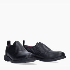 Bueno Mocassino Slip-on in Pelle Nero