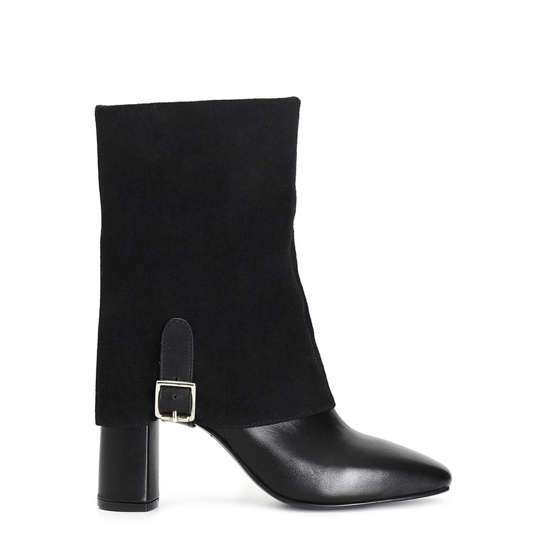 CafèNoir Tronchetto in Pelle Nero