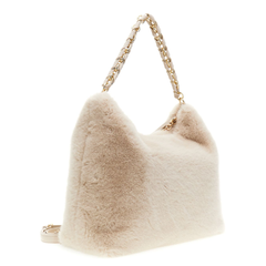 CafèNoir C3NB0904M054TG2 Sacca in Pelliccia Sintetica Donna Cammello