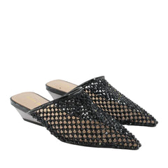Alma en Pena Sabot Strass Nero