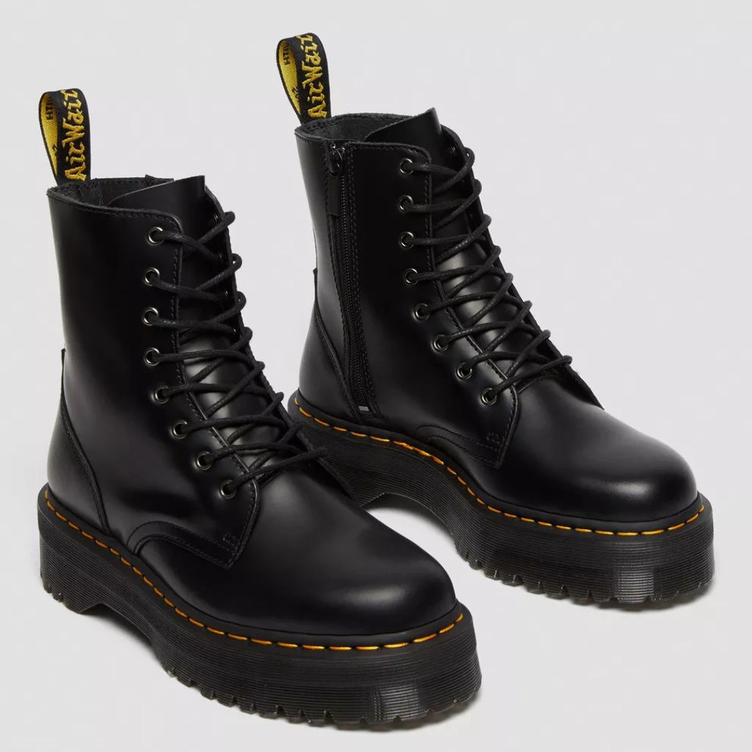 Dr. Martens 15265001 Jadon Anfibi Donna Nero