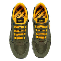 Colmar Sneakers Uomo Verde Militare/Giallo