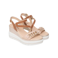 NeroGiardini Sandali Donna Cipria/Cuoio