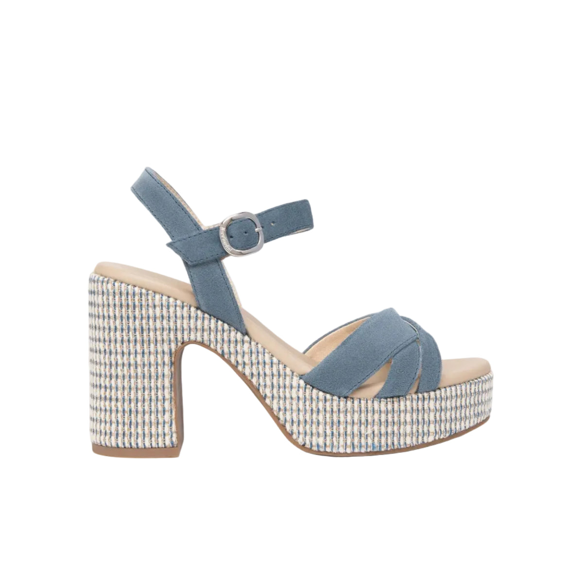 NeroGiardini Sandali Donna Suede Avio