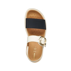 Geox Sandali Donna Beige/Nero