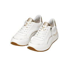 Geox Sneakers Donna Bianco/Oro Chiaro